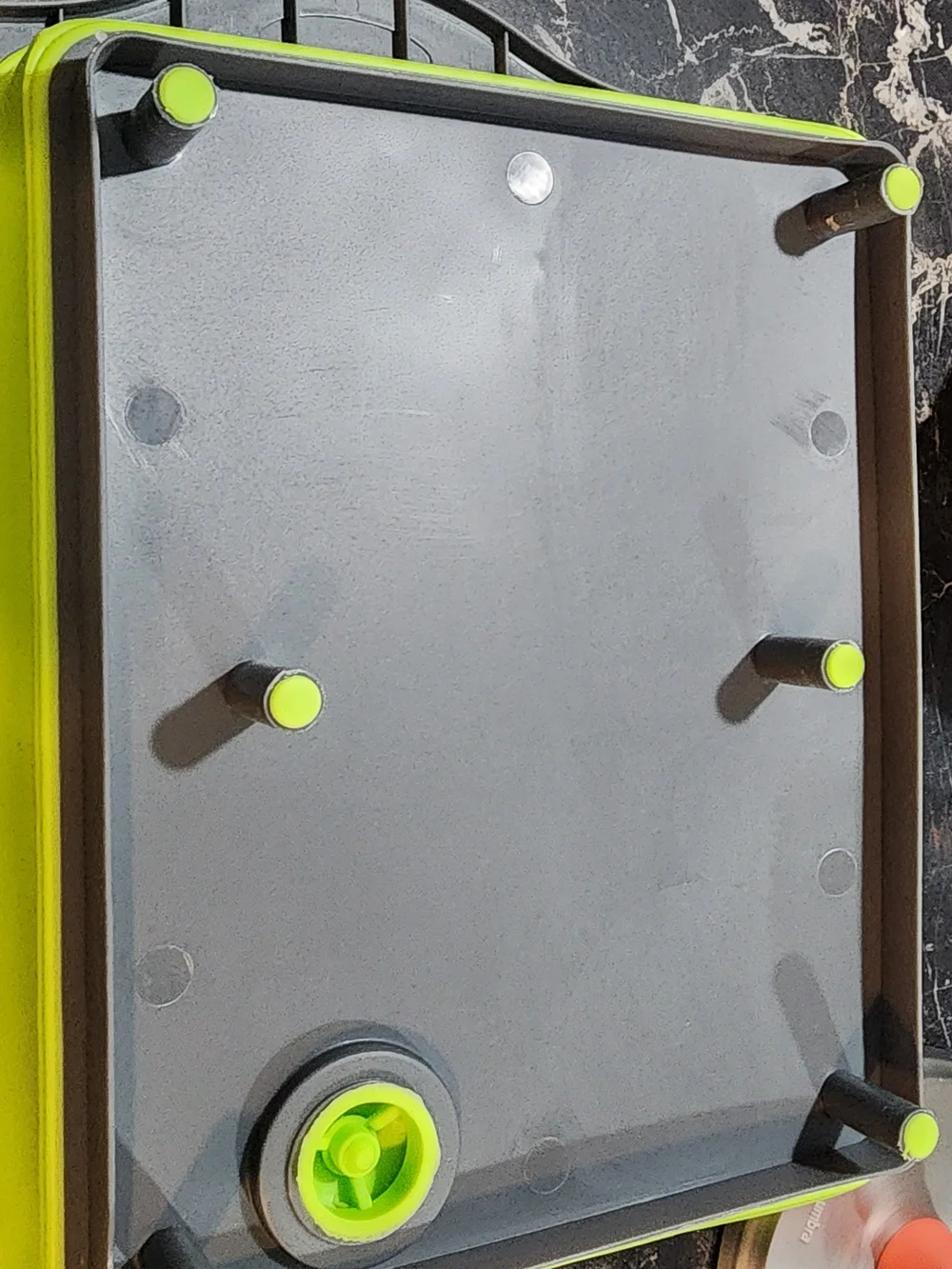 Source Unknown Gray and Lime Green Collapsible Cutting Board Set